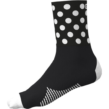 Socken ALE CYCLING BUBBLE Q-SKIN Schwarz/Weiß 2023 0